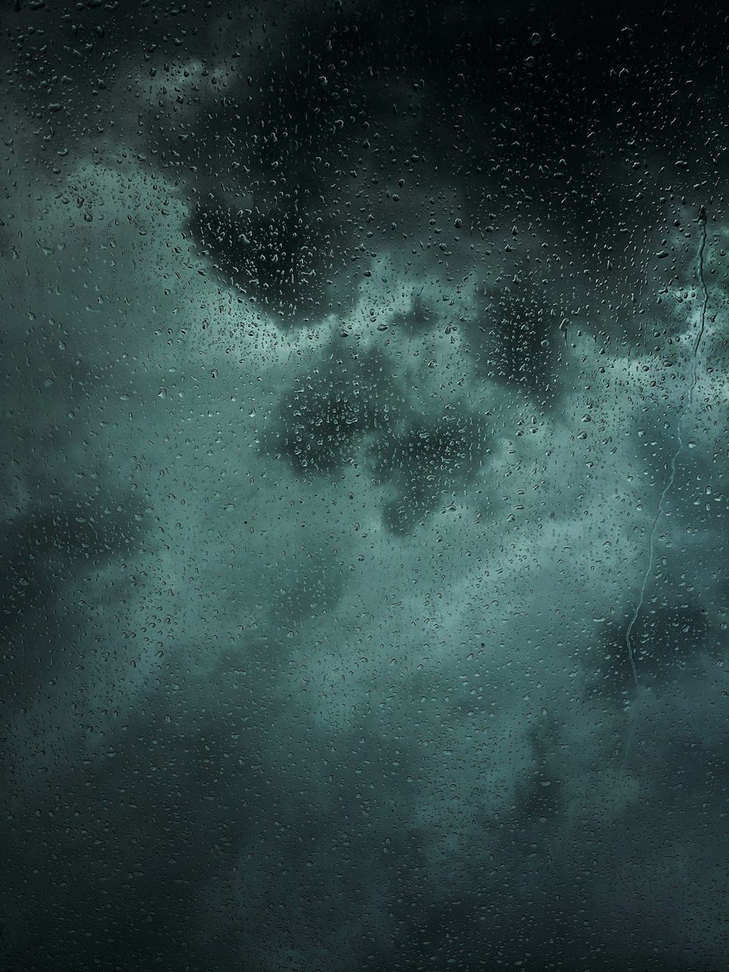 Dark rain clouds